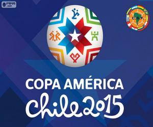yapboz Copa America Şili 2015 logosu